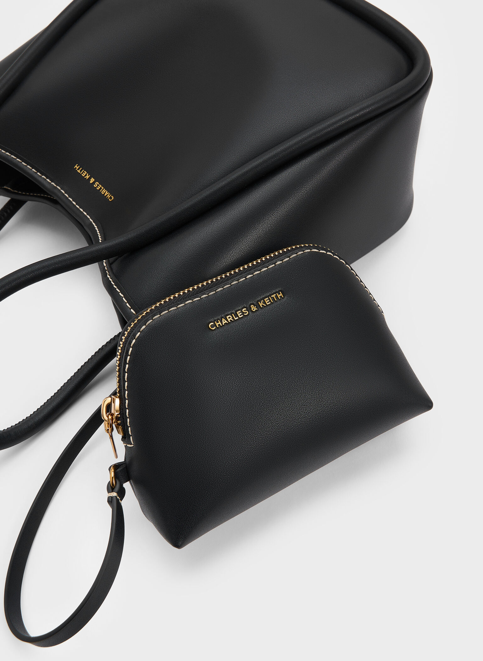 Mini Lyla Tubular Tote Bag, Black, hi-res