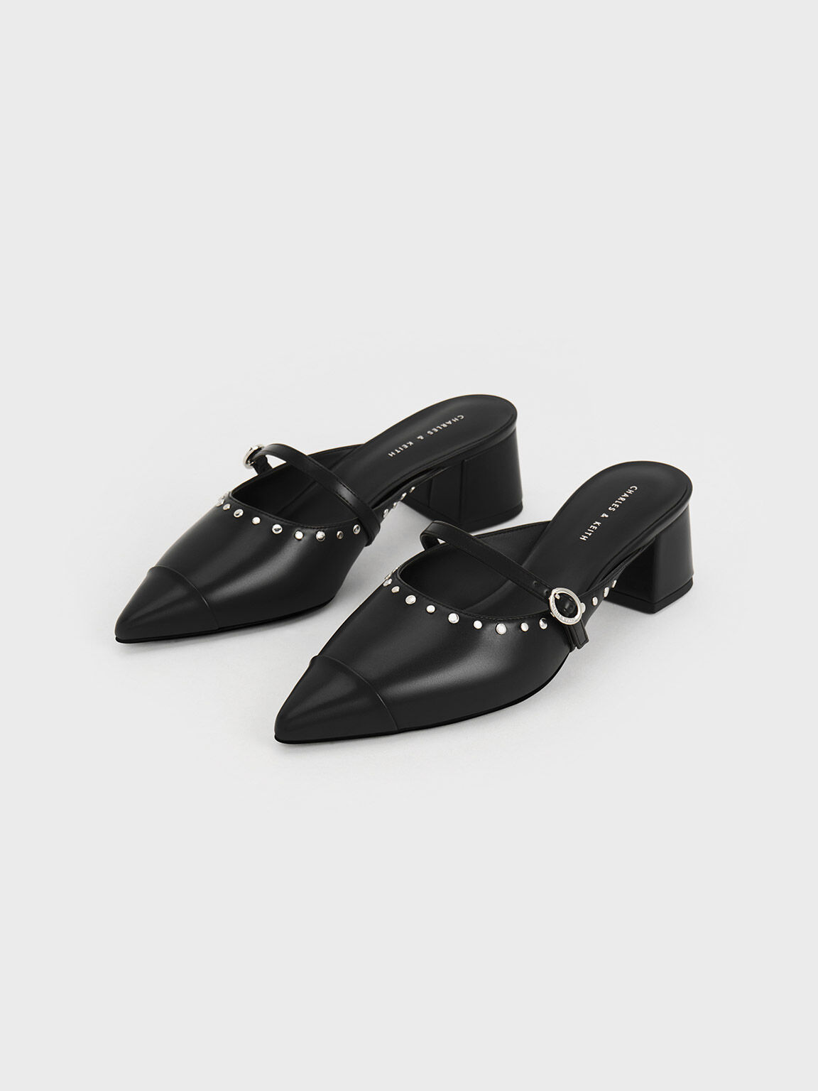 Charles and keith block heels hot sale