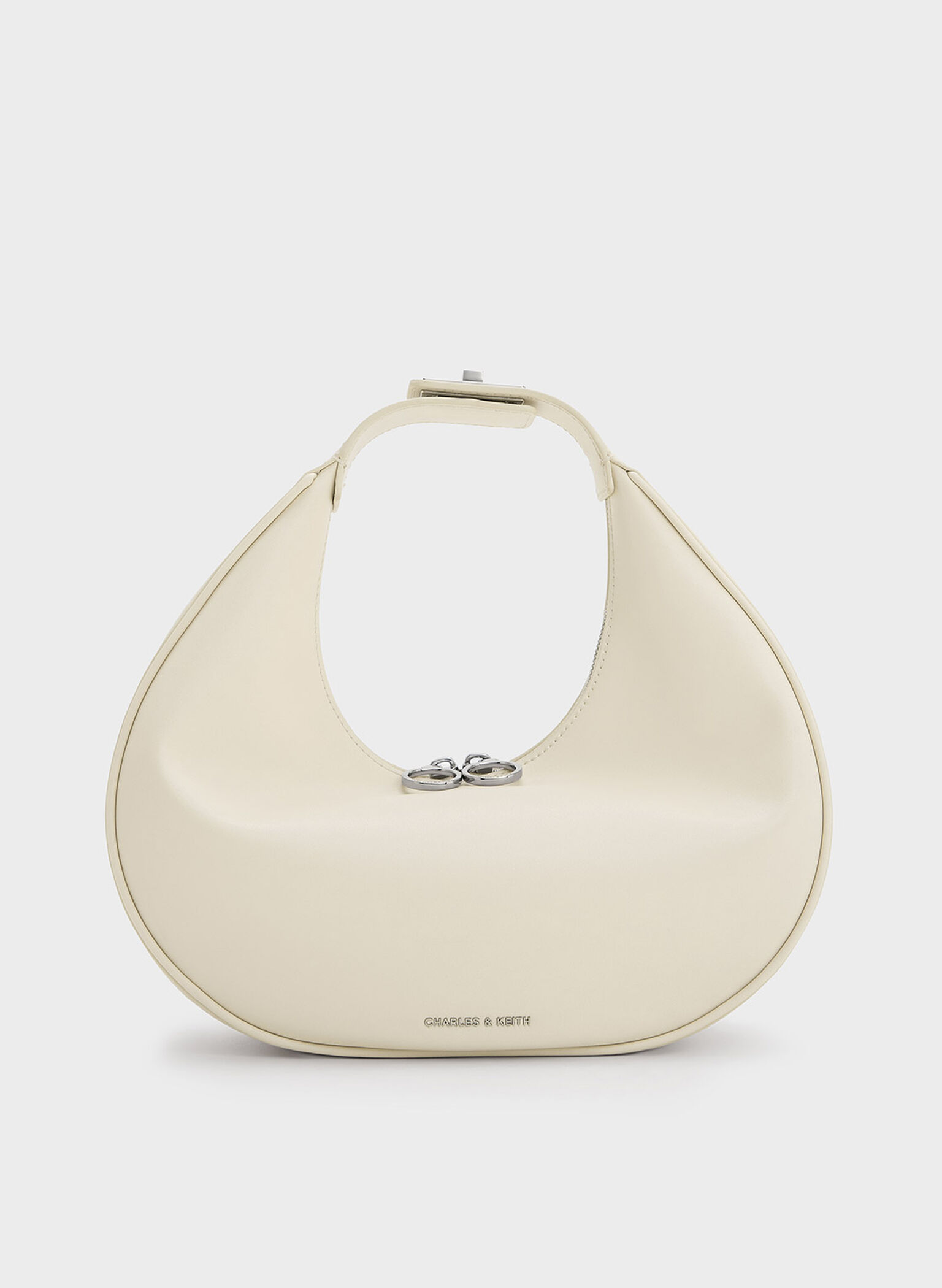 Crescent Hobo Bag, Chalk, hi-res