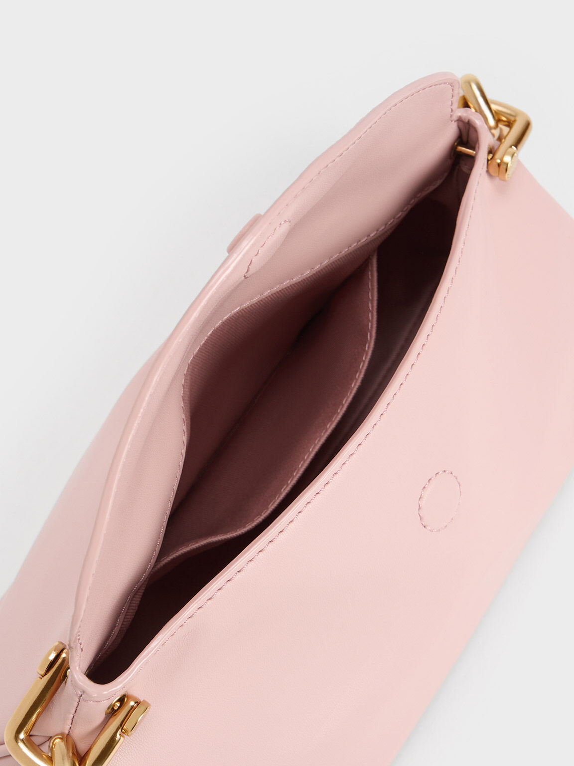 Cleona Braided Handle Hobo Bag Light Pink