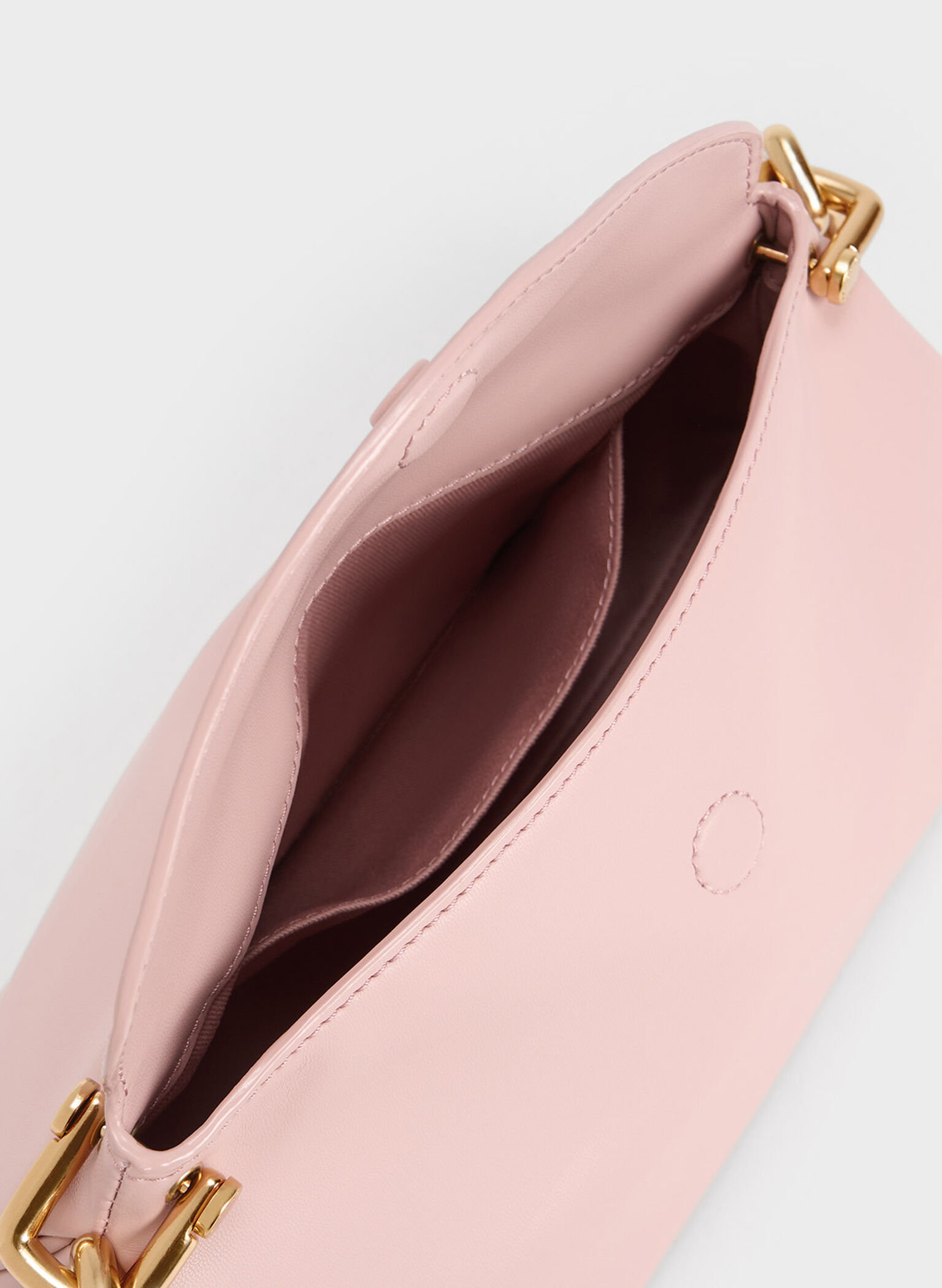 Cleona Braided Handle Hobo Bag, Light Pink, hi-res