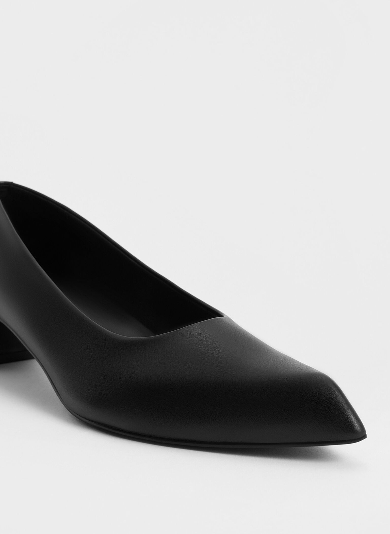 Lorde Blade-Heel Pointed-Toe Pumps, Black, hi-res