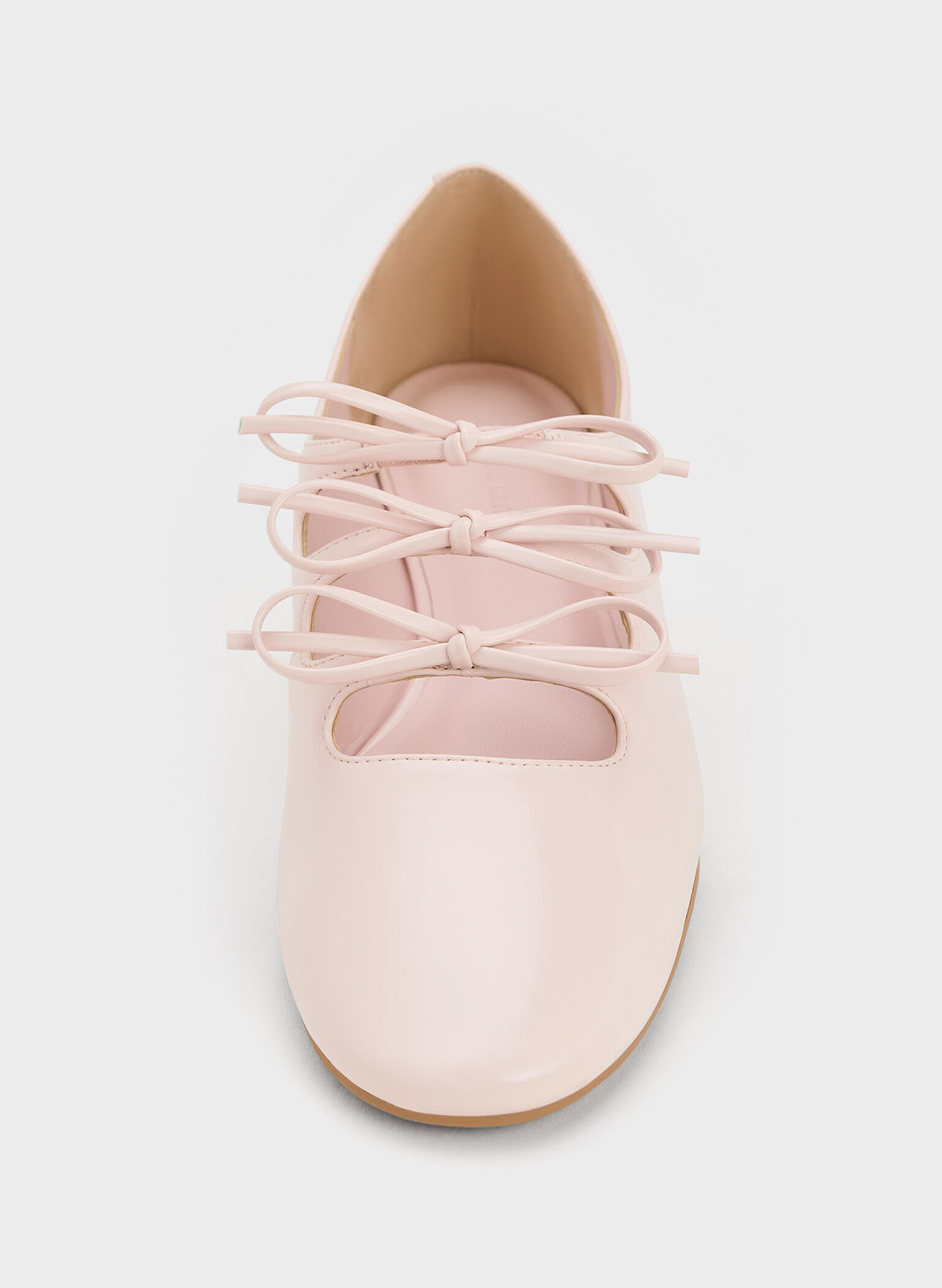 Dorri Triple-Bow Ballet Flats, Pink, hi-res