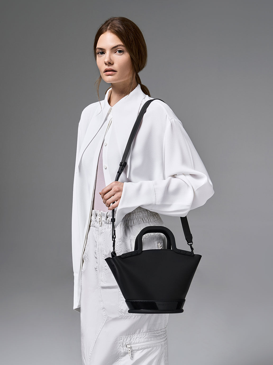 Double handle online tote bag