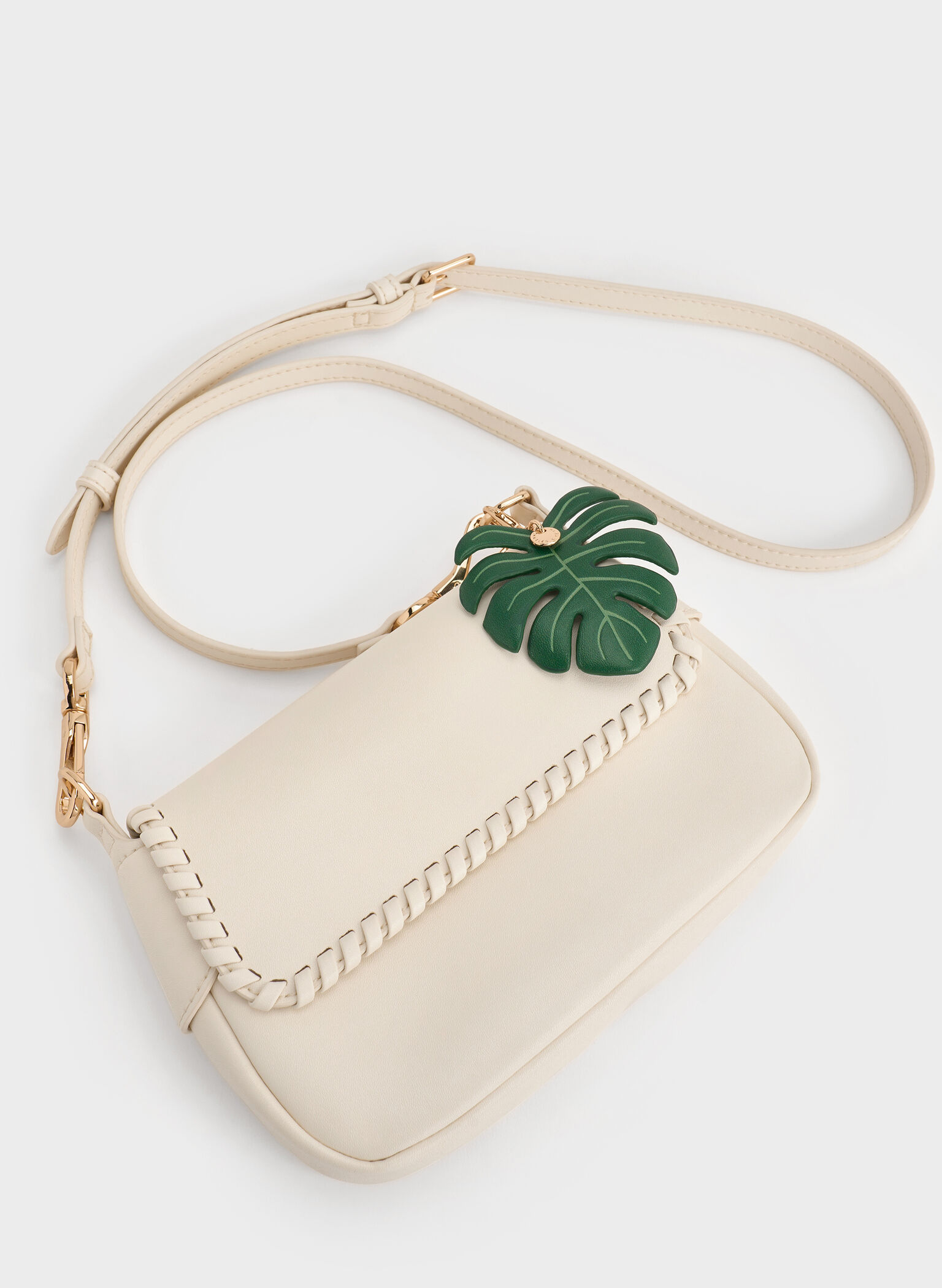 Blume Braided Shoulder Bag, Cream, hi-res