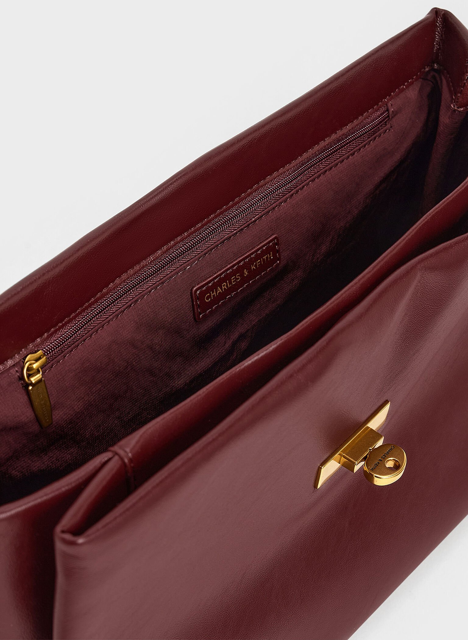 Kerry Top Handle Satchel Bag, Mulberry Plum, hi-res