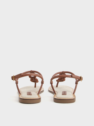 Raffia Ring Thong Sandals, Multi, hi-res