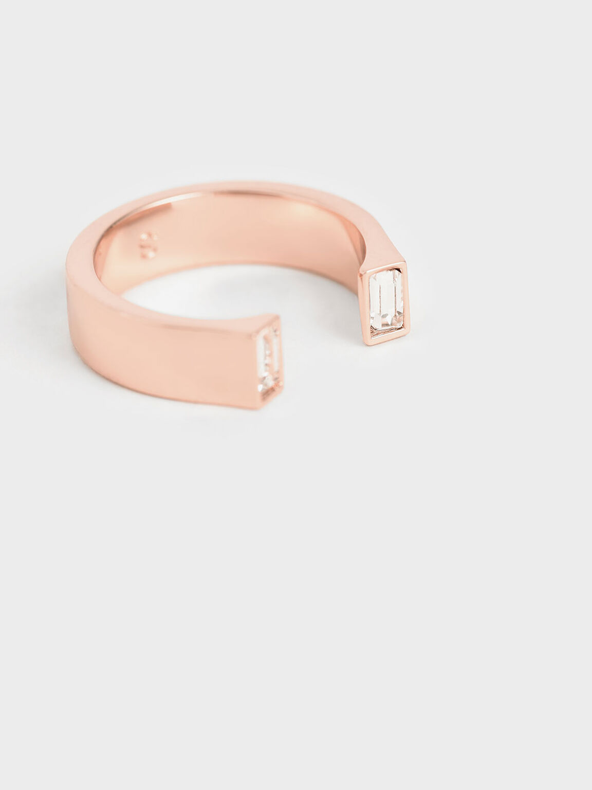 Swarovski® Crystal Open Ring, Rose Gold, hi-res