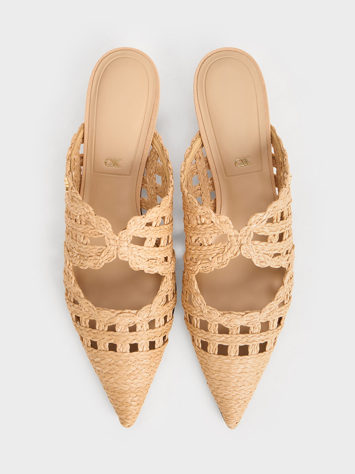 Raffia mule sandals store