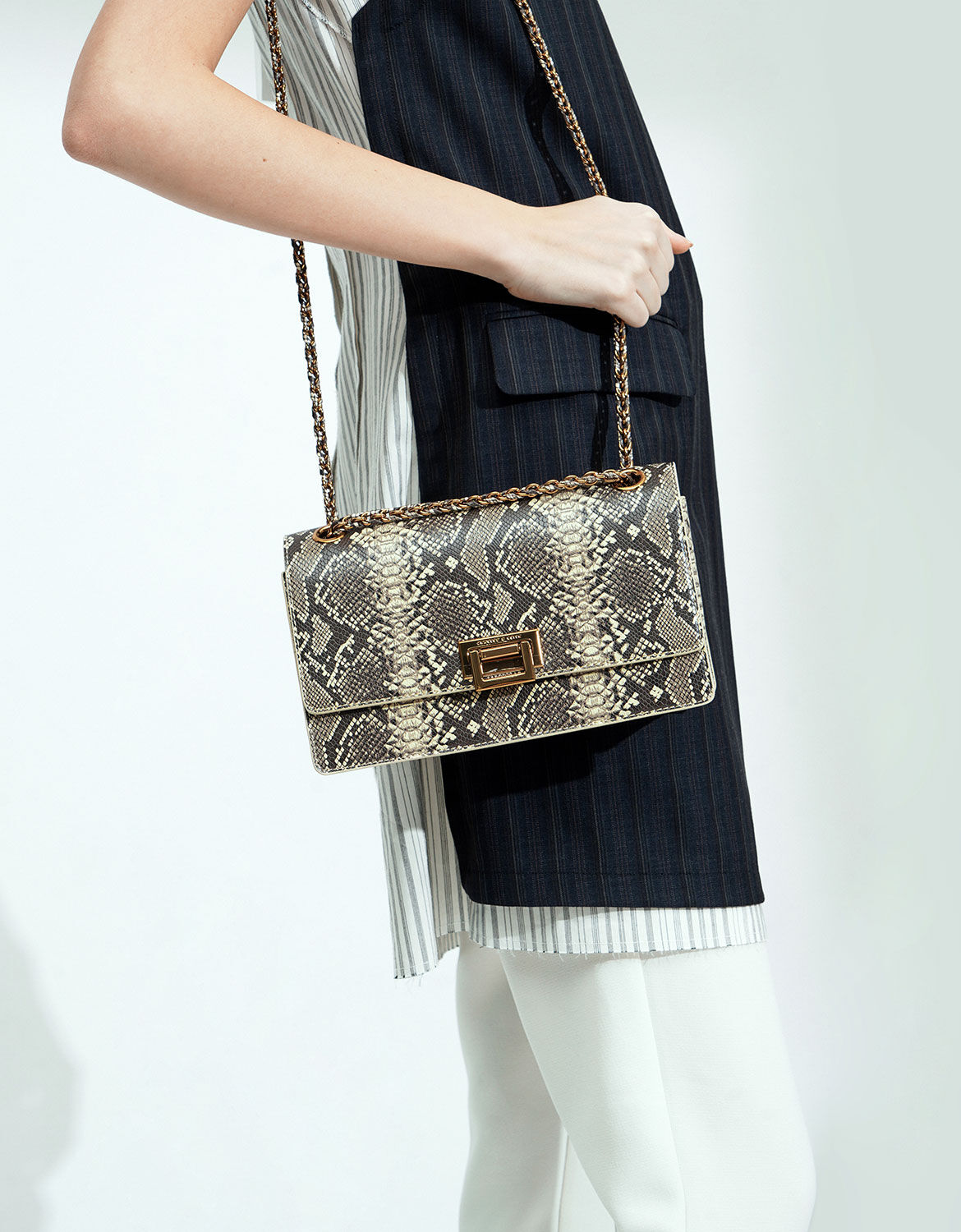 Snake print deals handbag uk