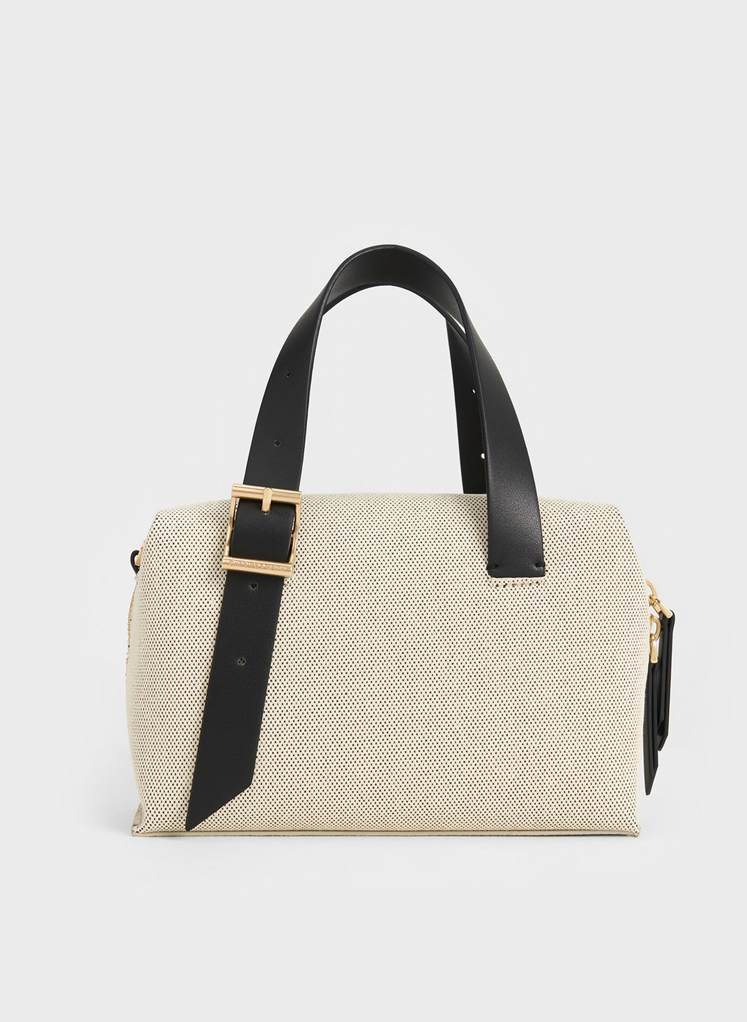 Marceline Canvas Bowling Bag, Multi, hi-res