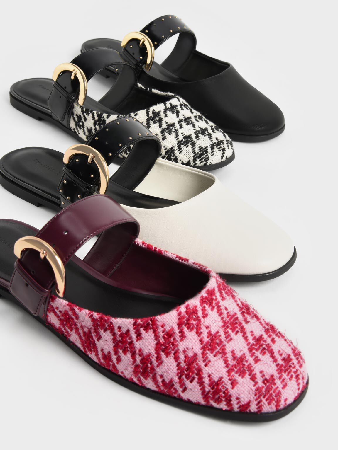 Charlie studded loafer hotsell mule
