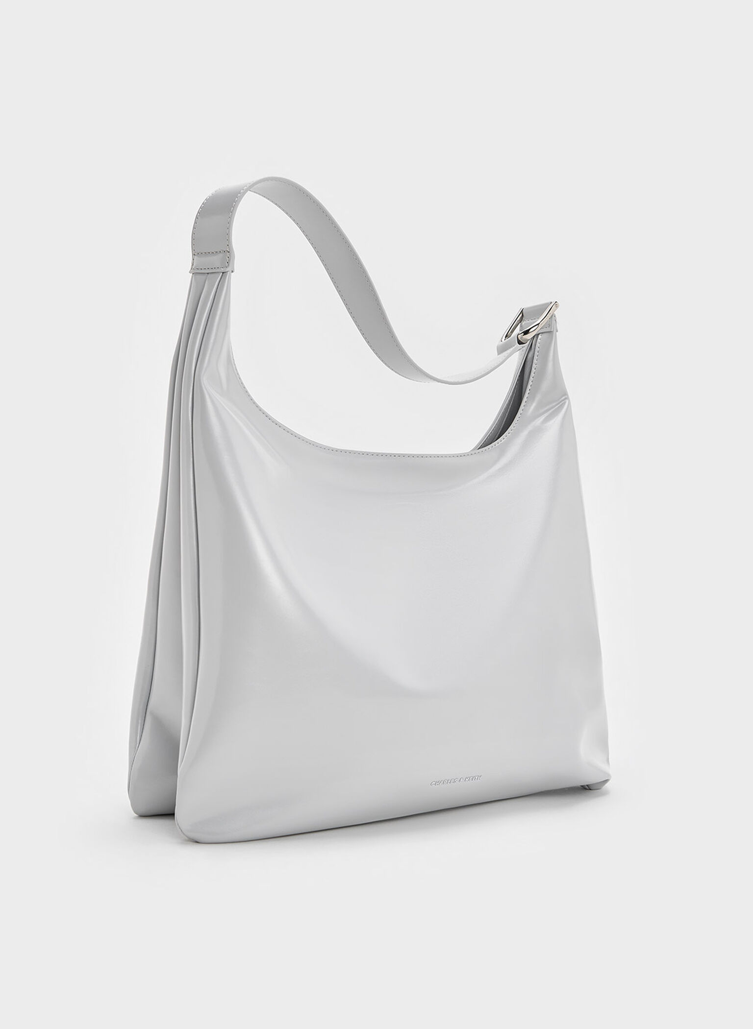 Lumen Slouchy Hobo Bag, Grey, hi-res
