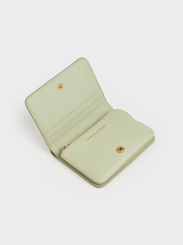 Simone Small Wallet, Matcha Green, hi-res