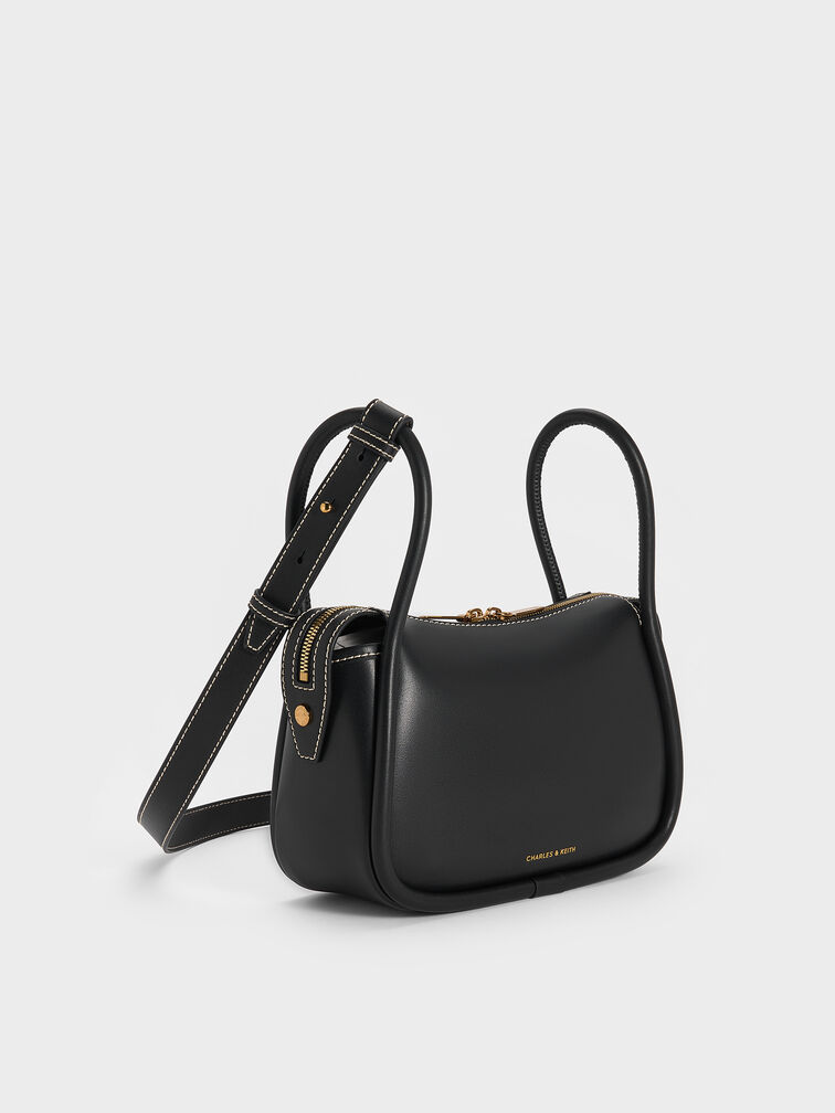 Lyla Shoulder Bag, Black, hi-res