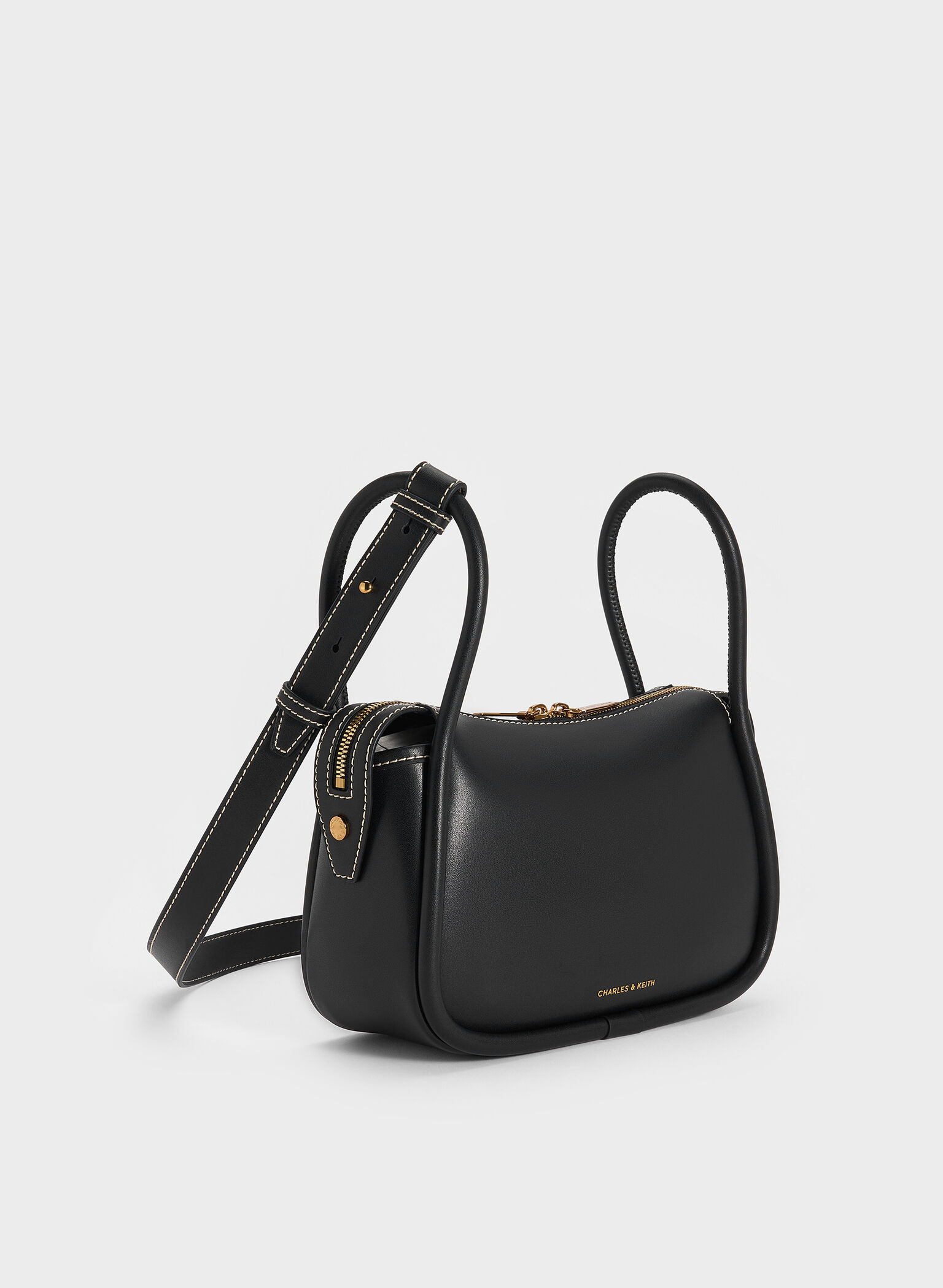 Lyla Shoulder Bag, Black, hi-res