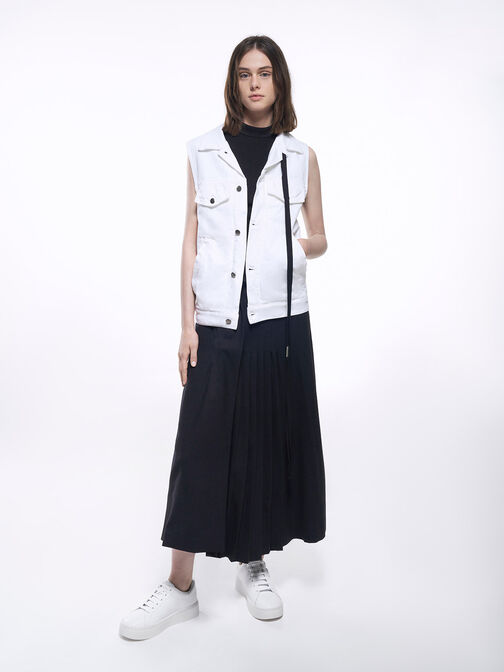 Lace-Up Sneakers, White, hi-res