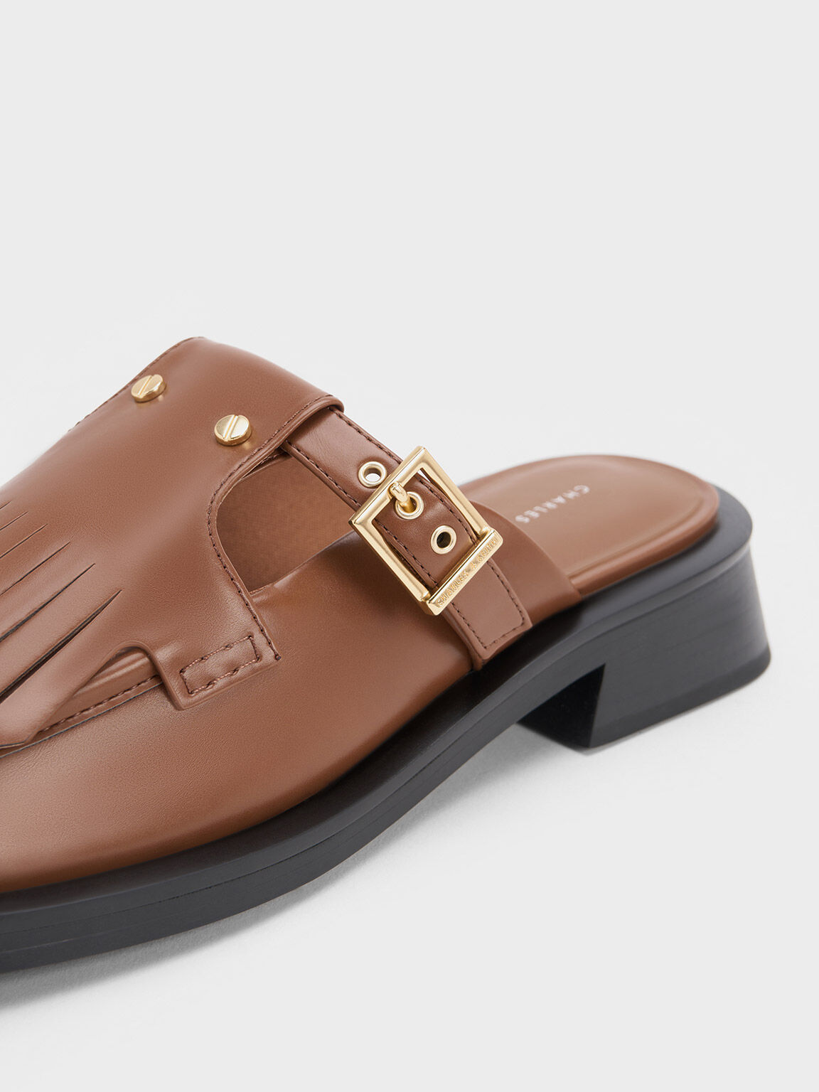 Studded mule loafers outlet