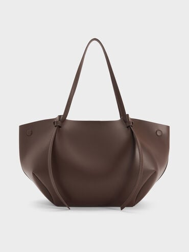 Large Calla Tote Bag, Espresso Brown, hi-res