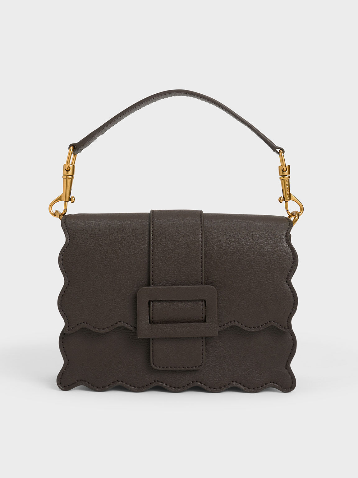 Charles & keith wavy strap handbag new arrivals