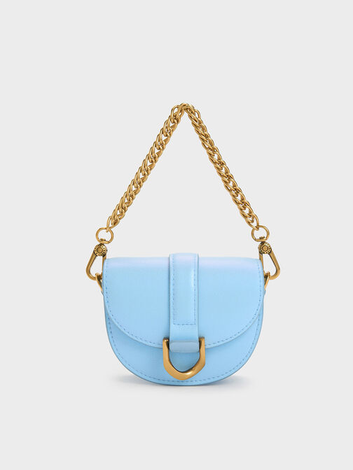 Micro Gabine Saddle Bag, Light Blue, hi-res