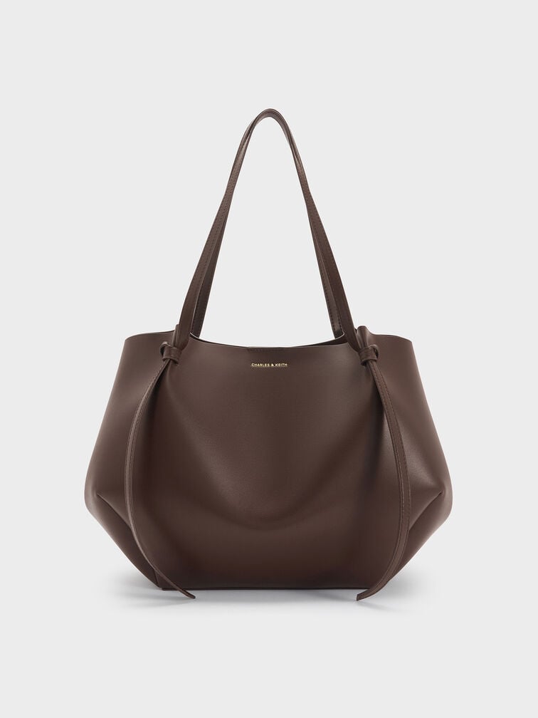 Large Calla Tote Bag, Espresso Brown, hi-res