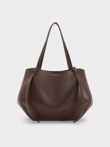 Large Calla Tote Bag, Espresso Brown, hi-res