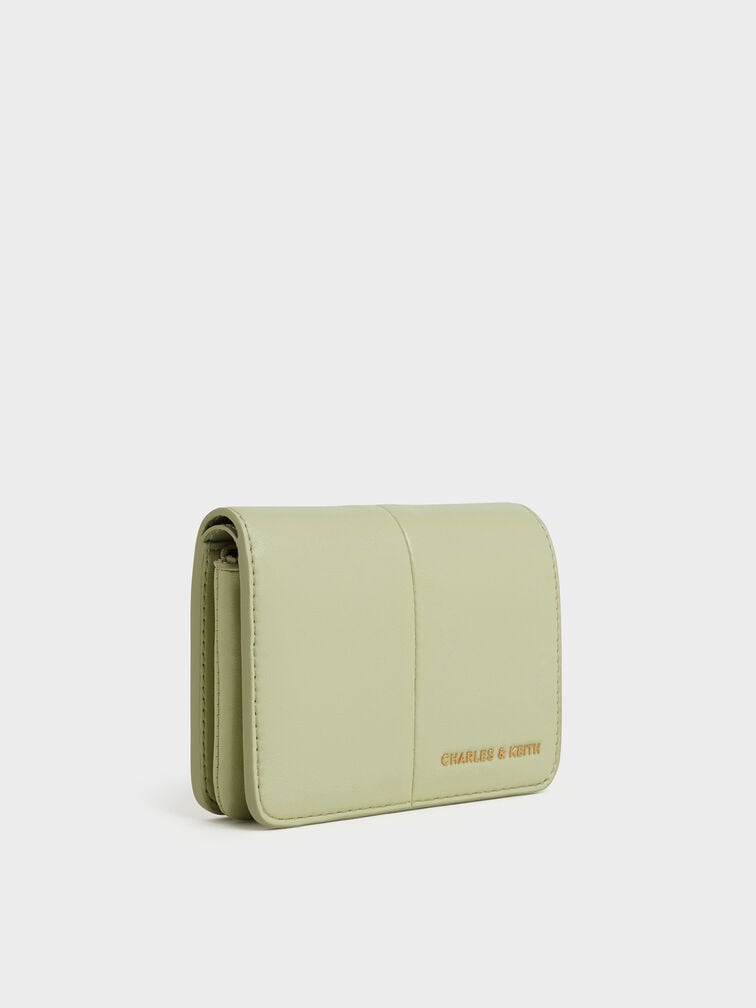 Simone Small Wallet, Matcha Green, hi-res