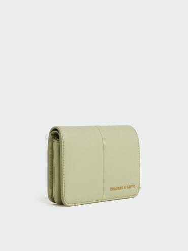 Simone Small Wallet, Matcha Green, hi-res