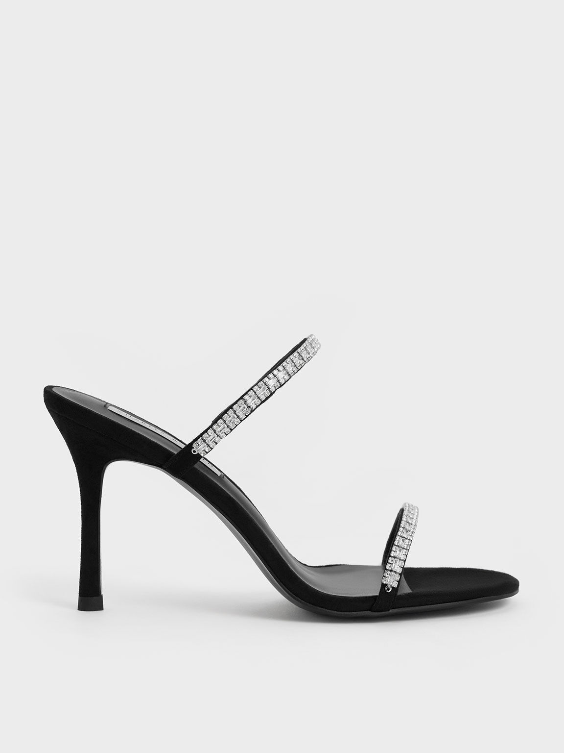 Embellished deals heeled mules