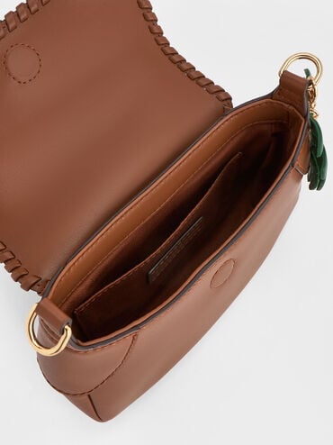 Blume Canvas Braided Shoulder Bag, Taupe Canvas, hi-res
