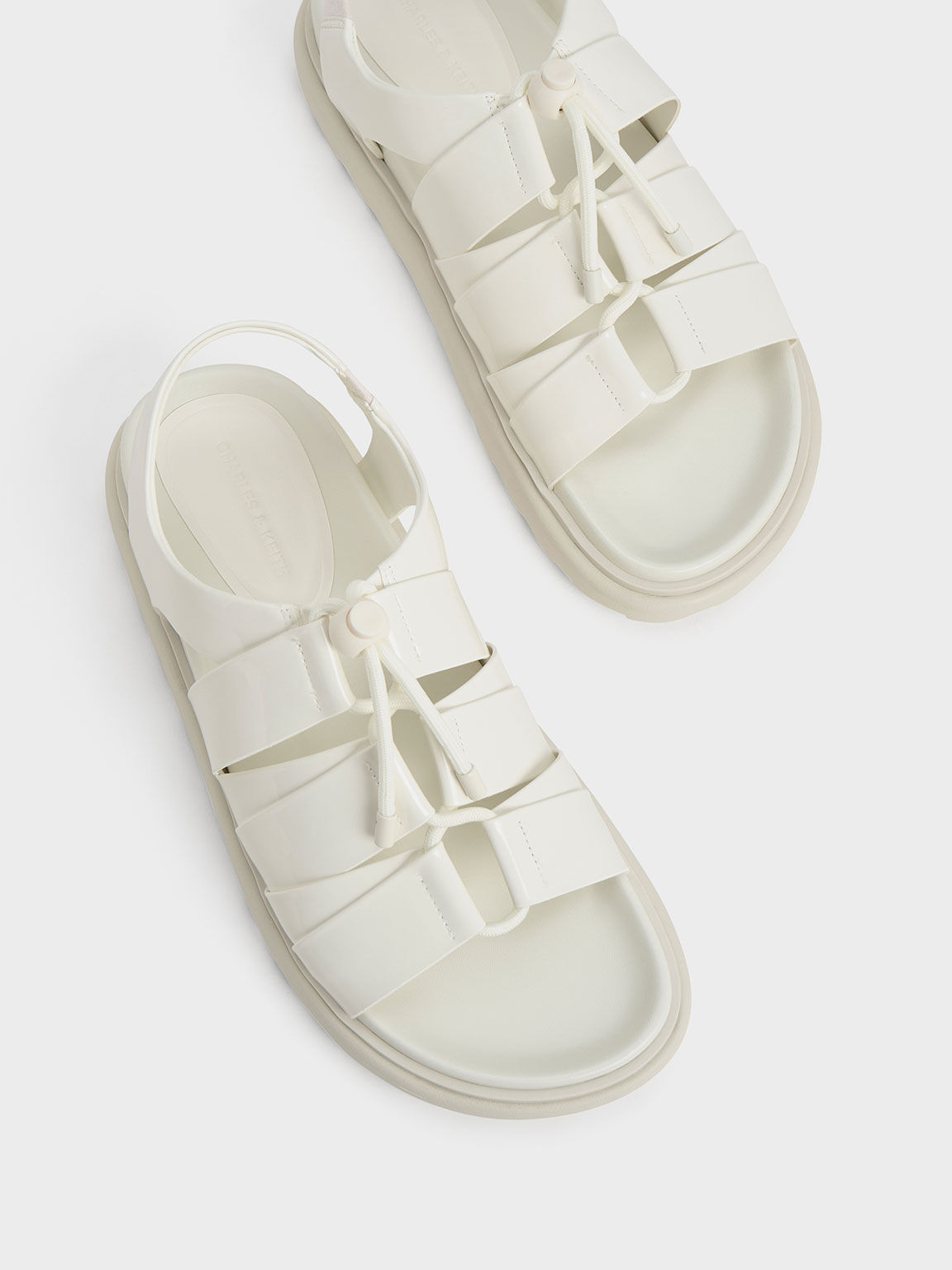 Womens white fisherman sandals sales
