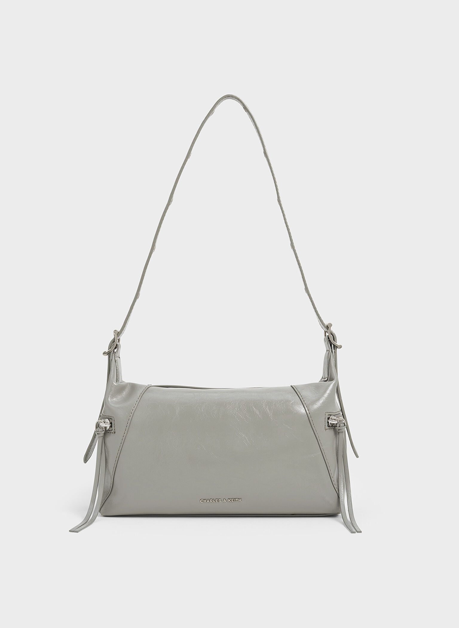Xylia Shoulder Bag, Grey, hi-res