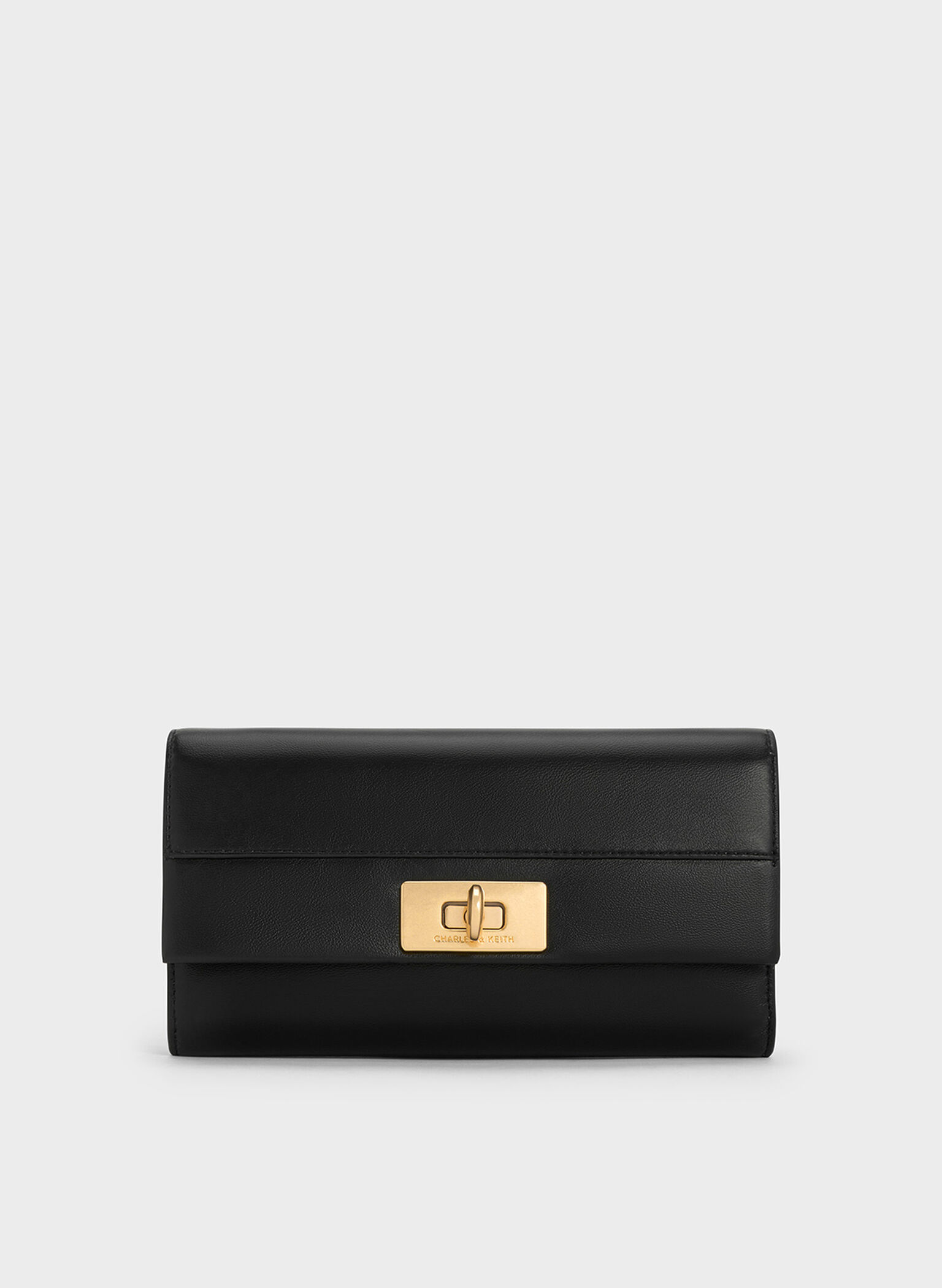 Lennie Chain-Handle Wallet, Black, hi-res