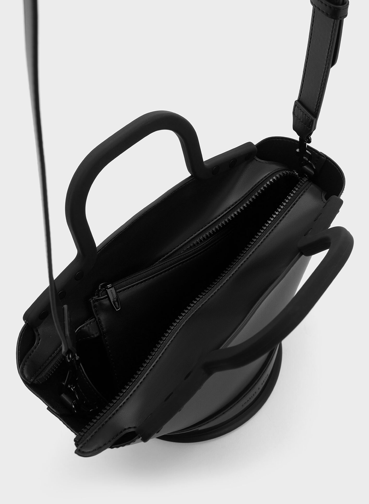 Fan Double Handle Tote Bag, Black, hi-res
