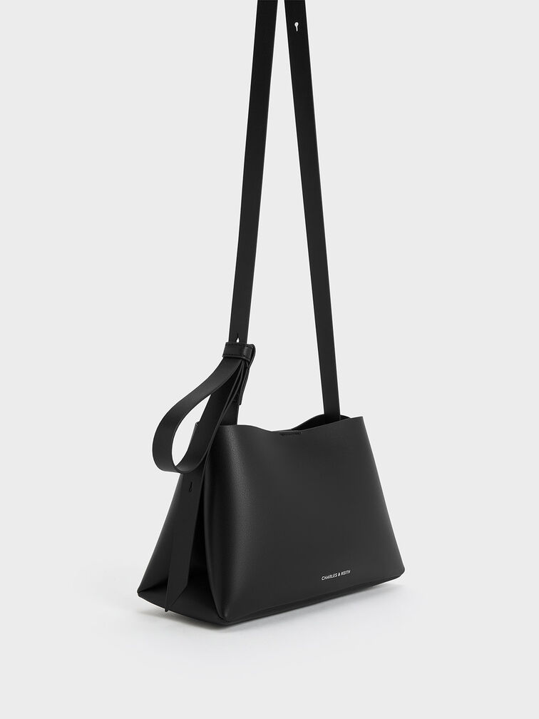 Odella Trapeze Bucket Bag, Noir, hi-res