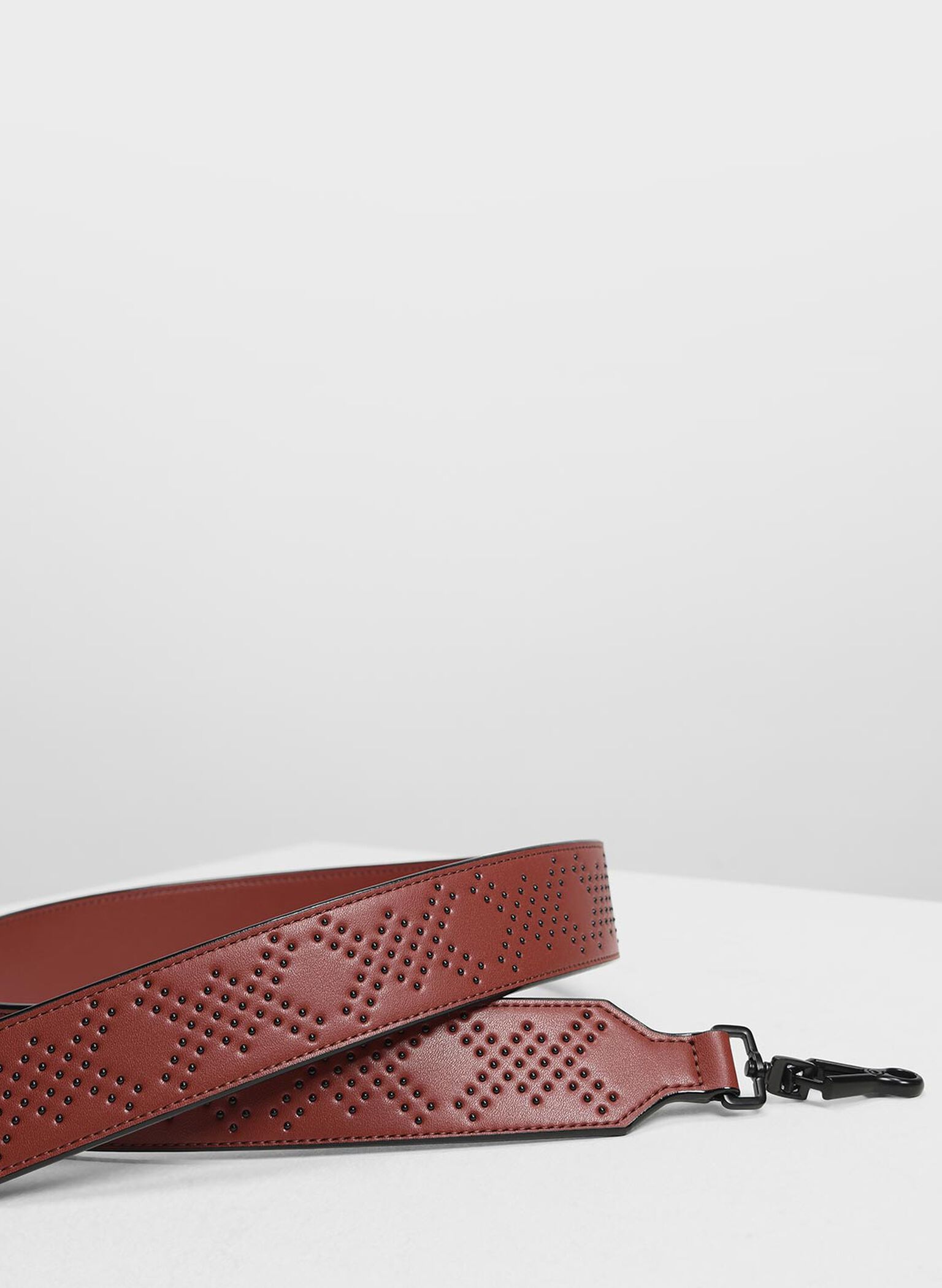 Double X Print Bag Strap, Brick, hi-res