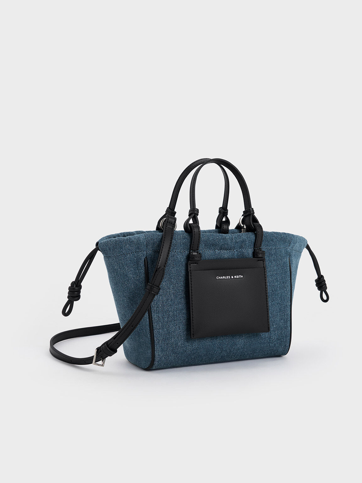 Charles and keith navy blue bag top