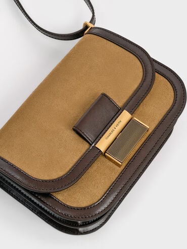 Charlot Recycled Suede Bag, Sahara Sand, hi-res