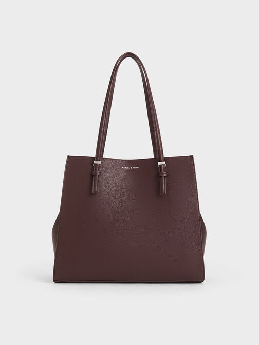 Sansa Tote Bag, Plum, hi-res