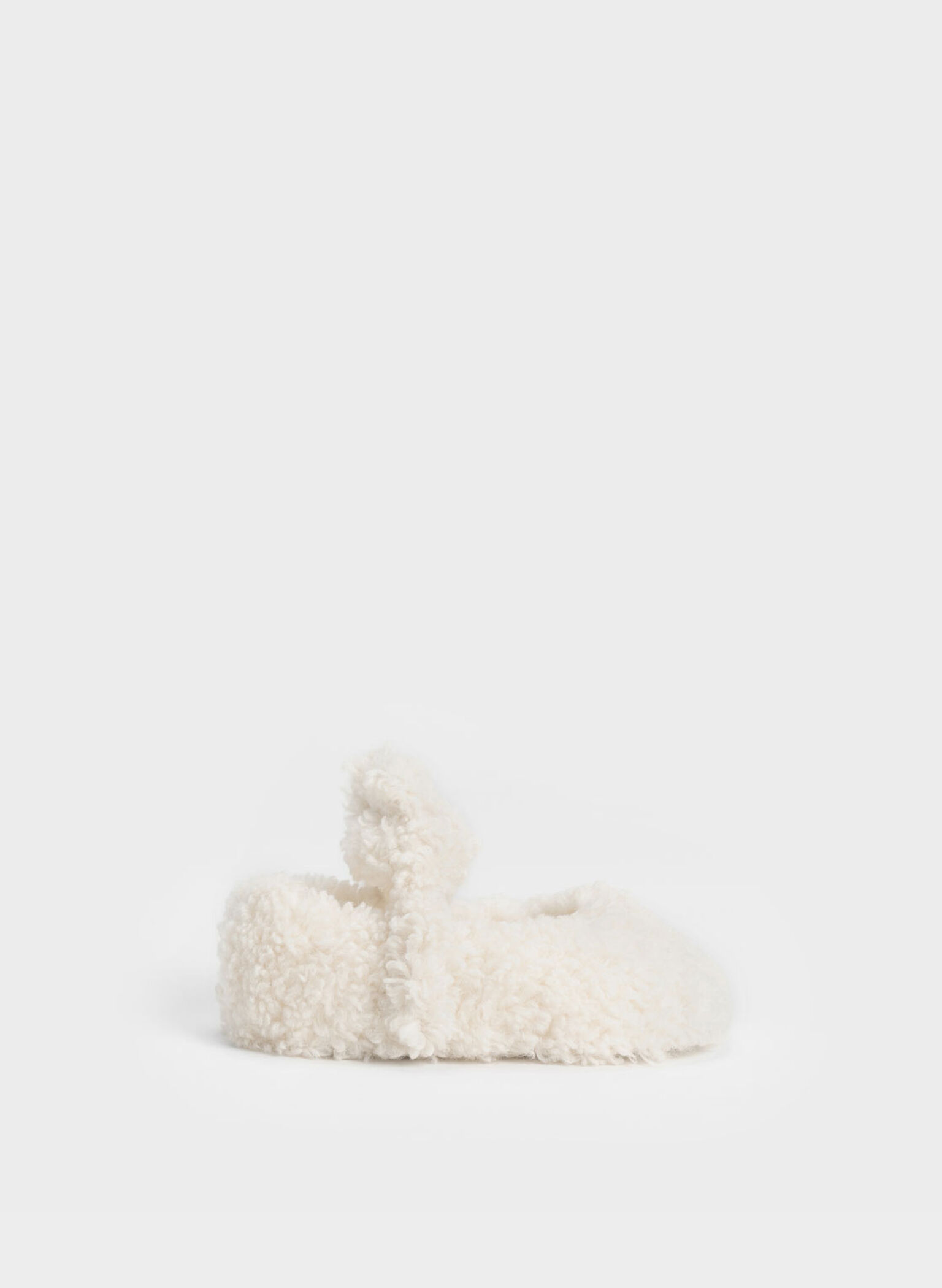 Girls' Furry Bunny Mary Janes, White, hi-res