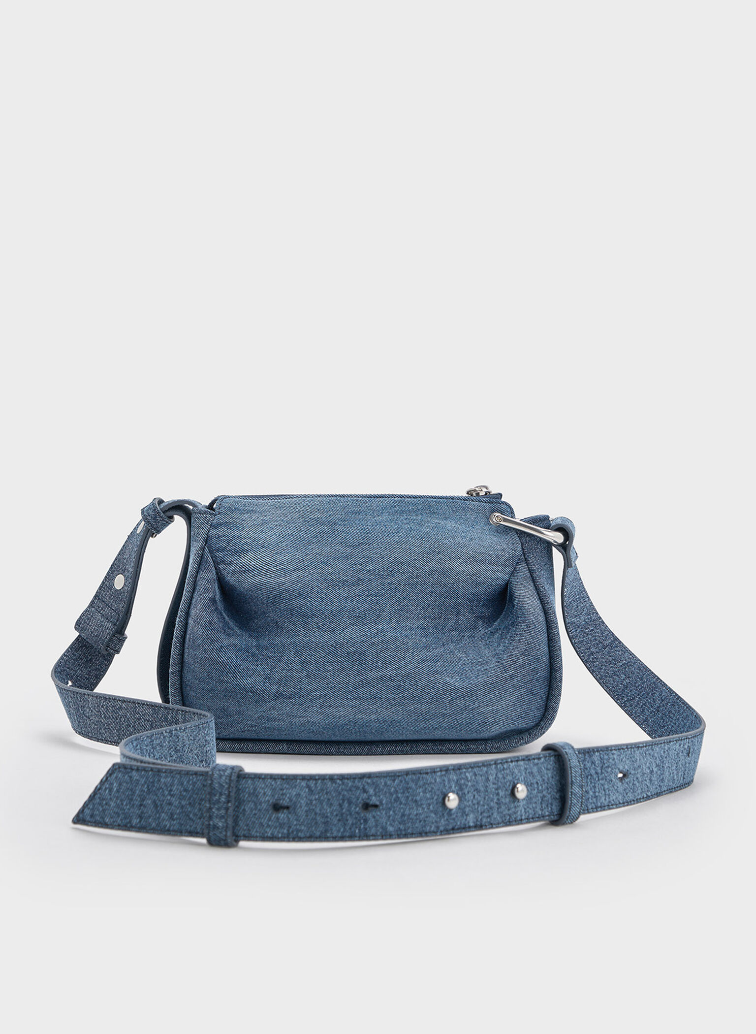 Lumen Denim Crossbody Bag, Denim Blue, hi-res