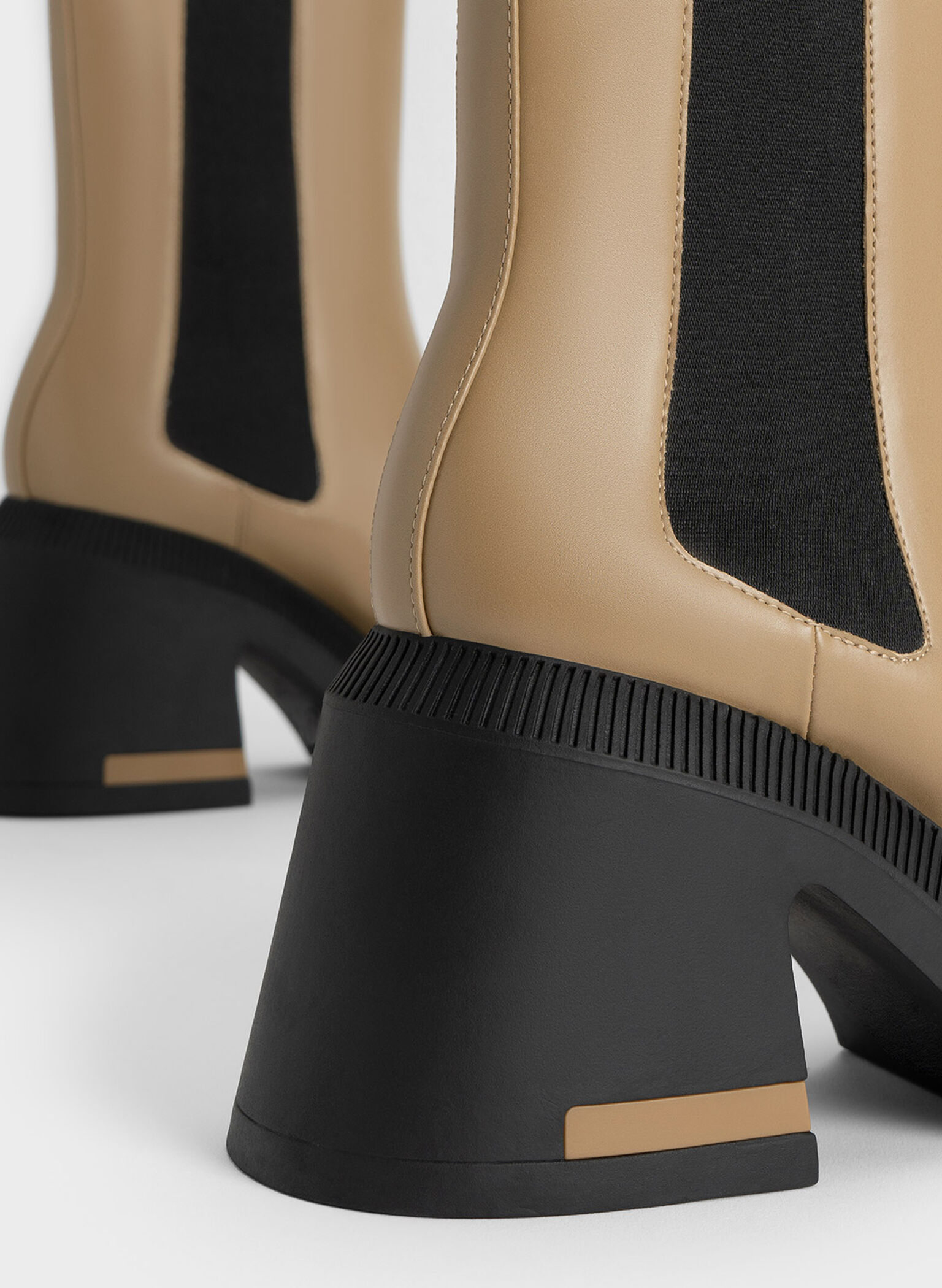 Emery Chelsea Calf Boots, Taupe, hi-res