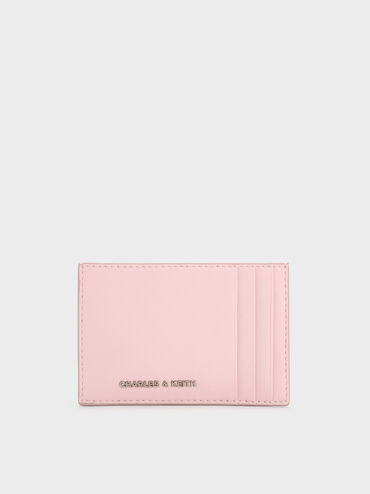 Ivette Woven Card Holder, Cotton Candy Pink, hi-res