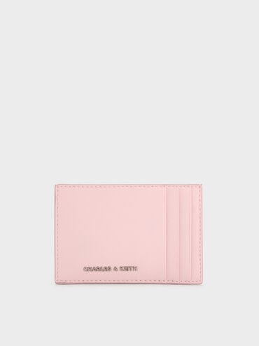 Ivette Woven Card Holder, Cotton Candy Pink, hi-res