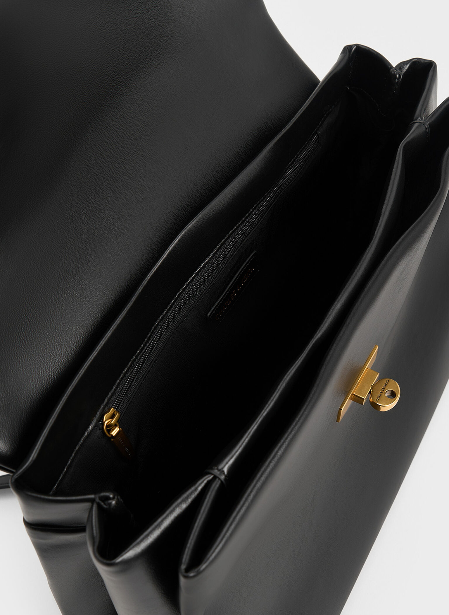 Kerry Top Handle Satchel Bag, Black, hi-res