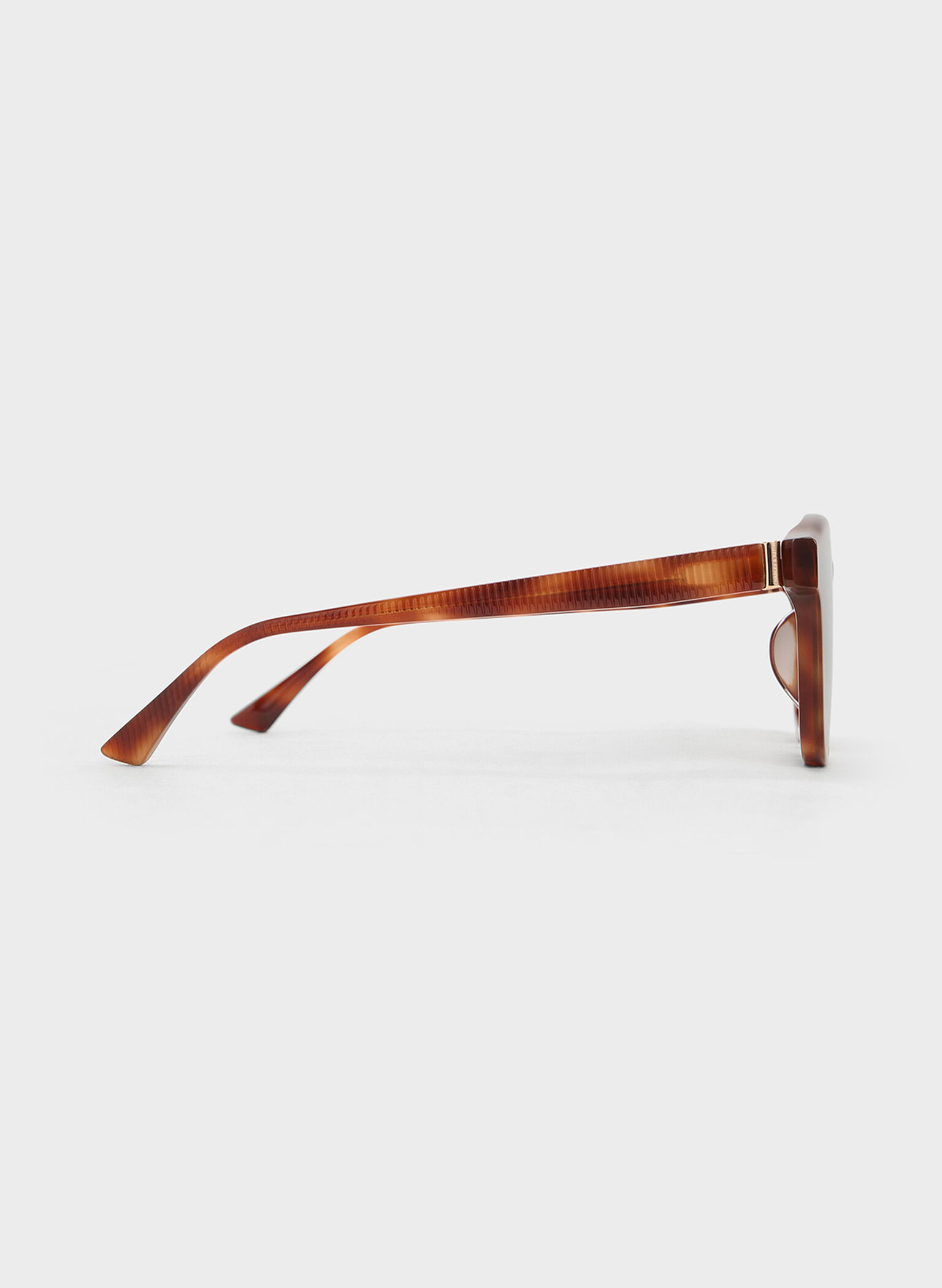 Vesta Tortoiseshell Angular Cat-Eye Sunglasses, T. Shell, hi-res
