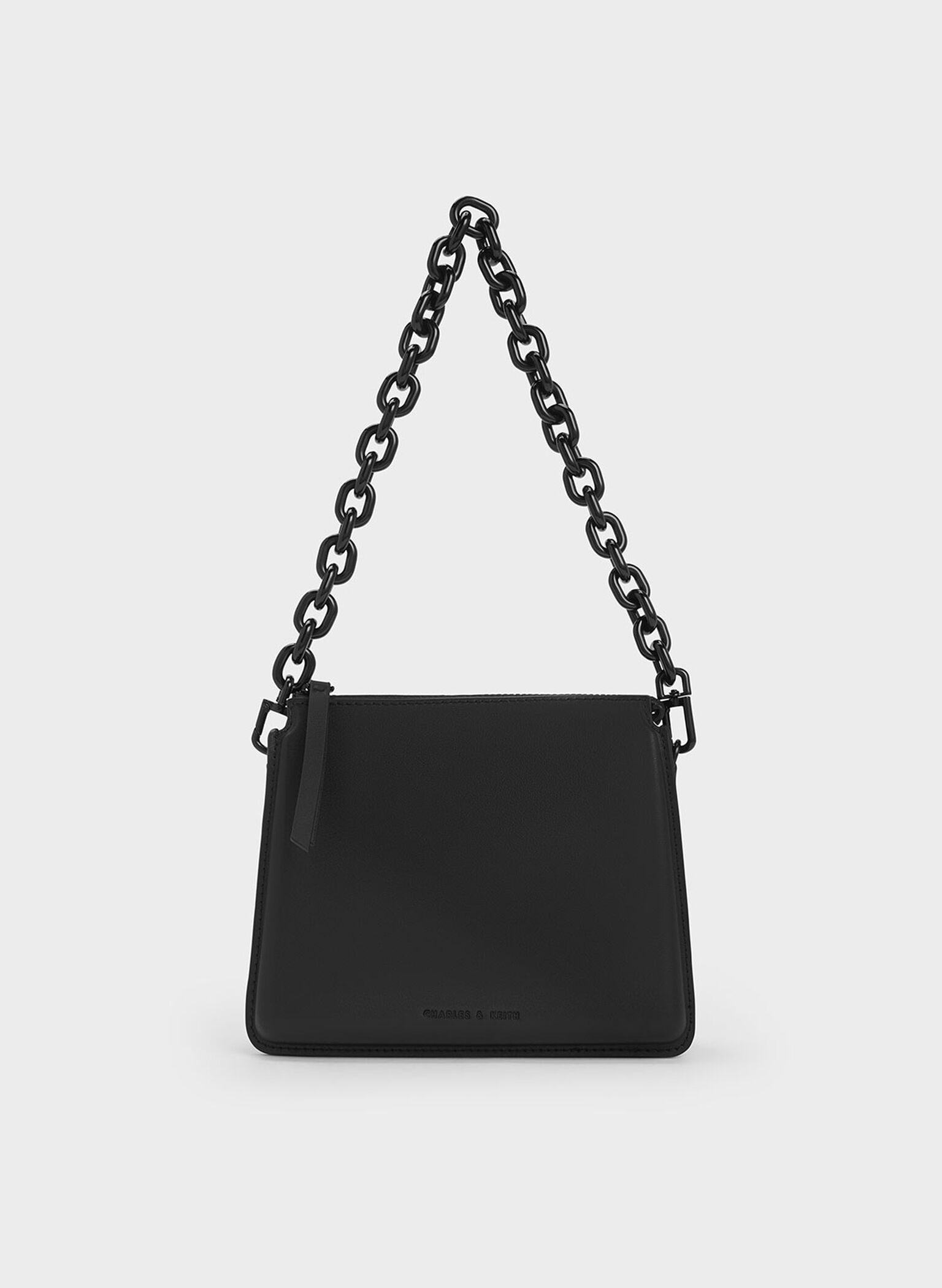 Camelia Trapeze Crossbody Bag, Black, hi-res