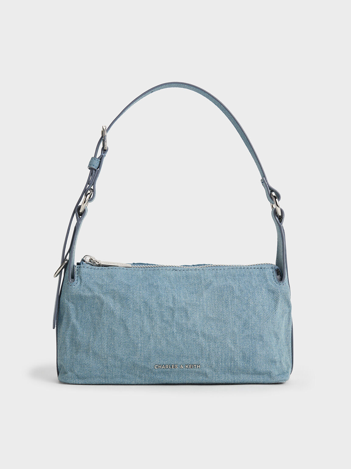 Charles and keith blue bag on sale