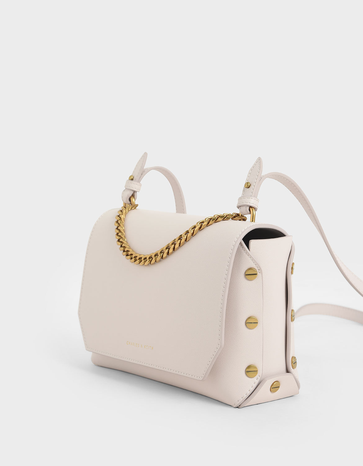 Charles and keith studded sales bag